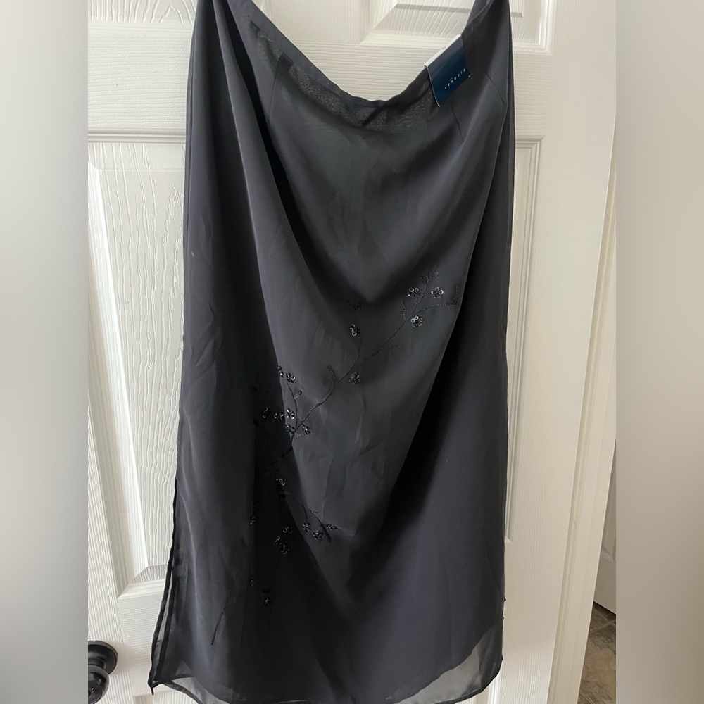 Black Embroidered Skirt - Gorgeous! NWT